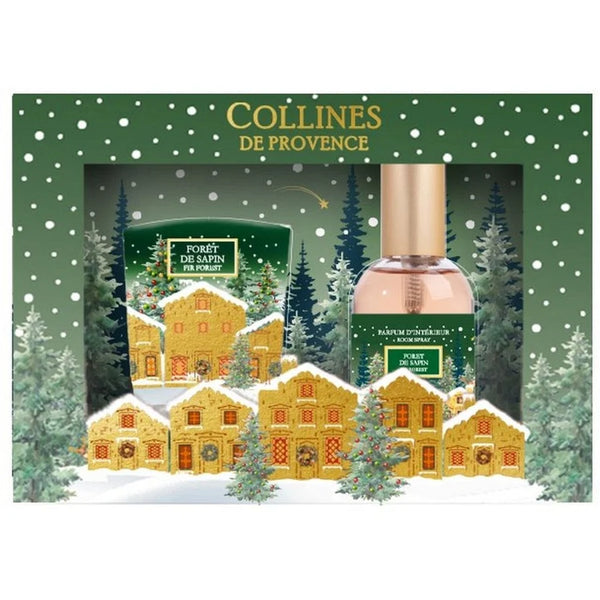 Coffret cadeau Forêt de sapin parfum + bougie