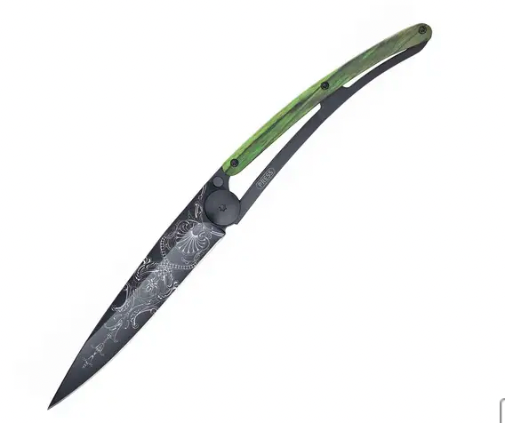 Couteau de Poche Black Hêtre Vert Versailles 37g