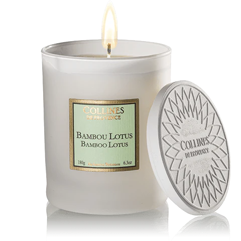 Bougie parfumée Bambou Lotus 180g