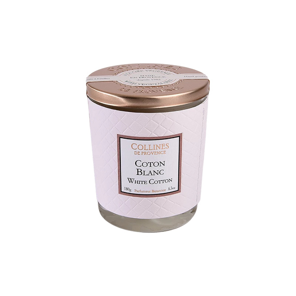 Bougie Parfumée 180g Coton Blanc