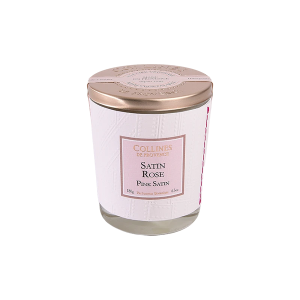 Bougie Parfumée 180g Satin rose