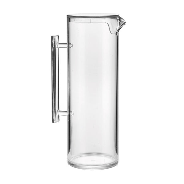 Carafe transparente avec couvercle